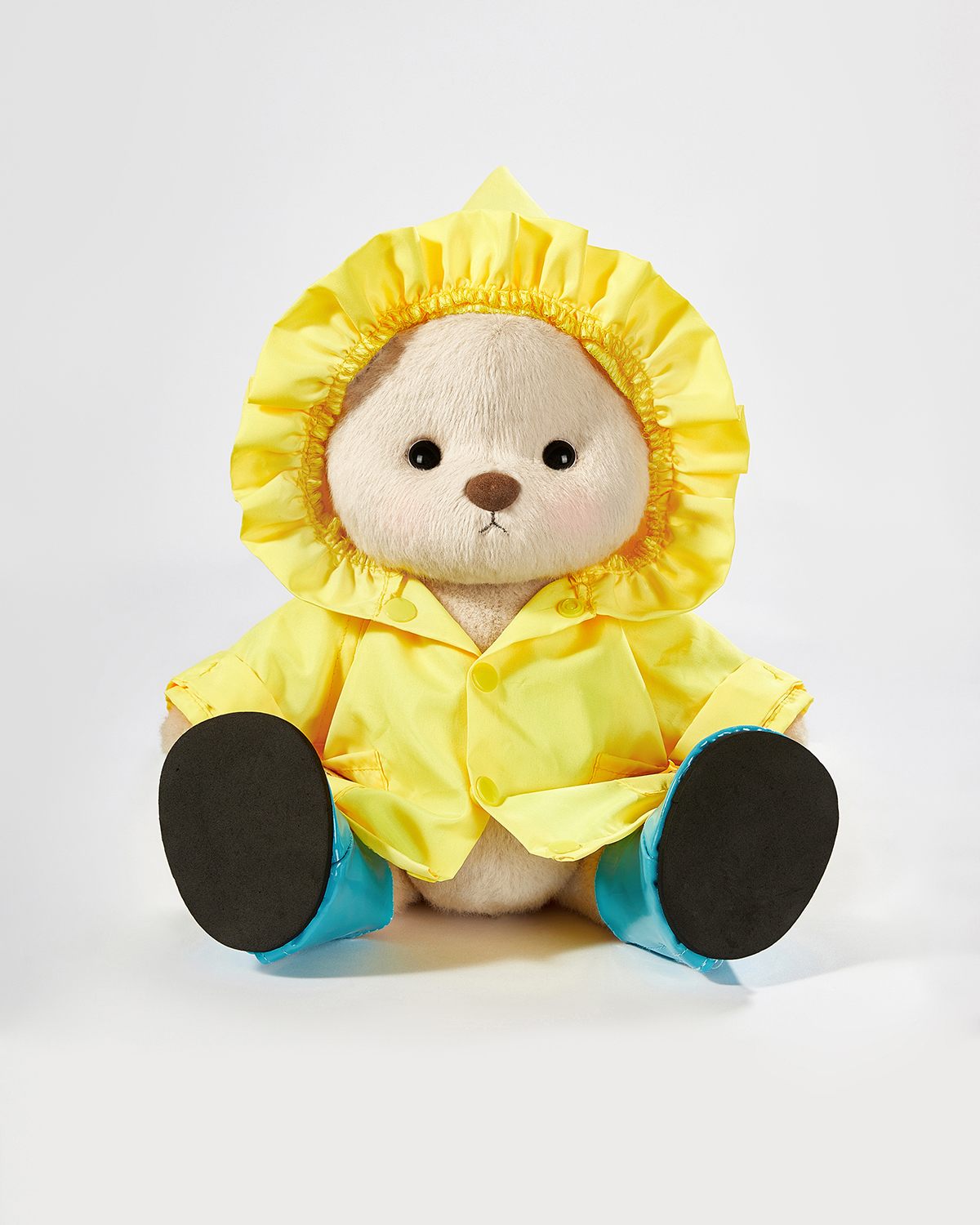 Teddy Bear & Yellow Raincoat Set - 12 Inches