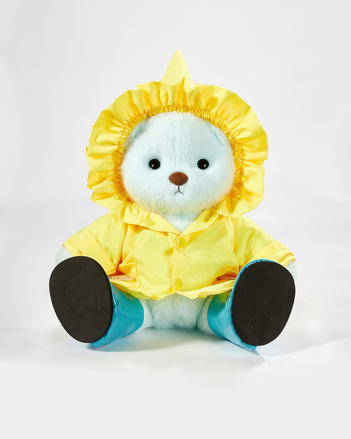 Teddy Bear & Yellow Raincoat Set - 12 Inches