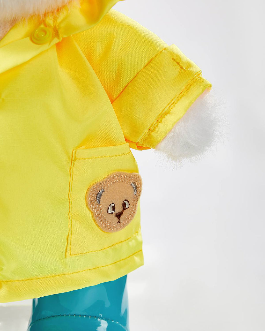 Teddy Bear & Yellow Raincoat Set - 12 Inches