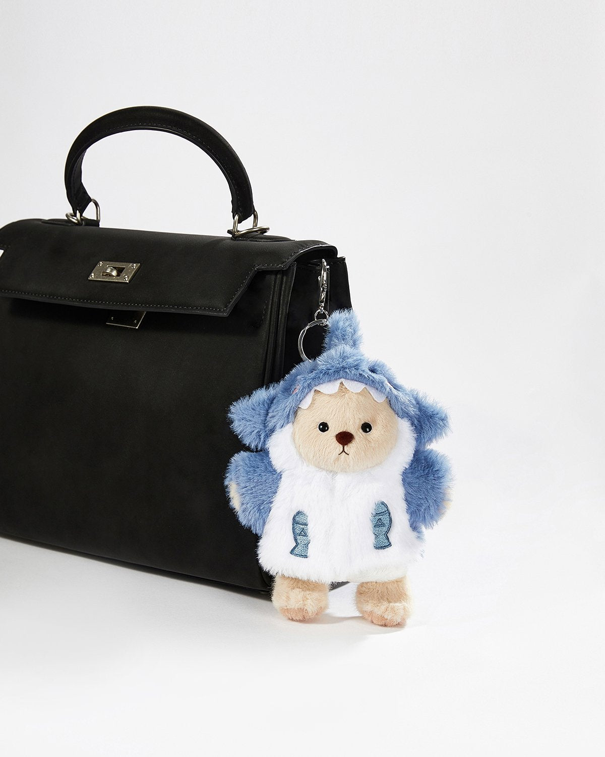 Teddy Bear & Blue Shark Set - 6 Inches