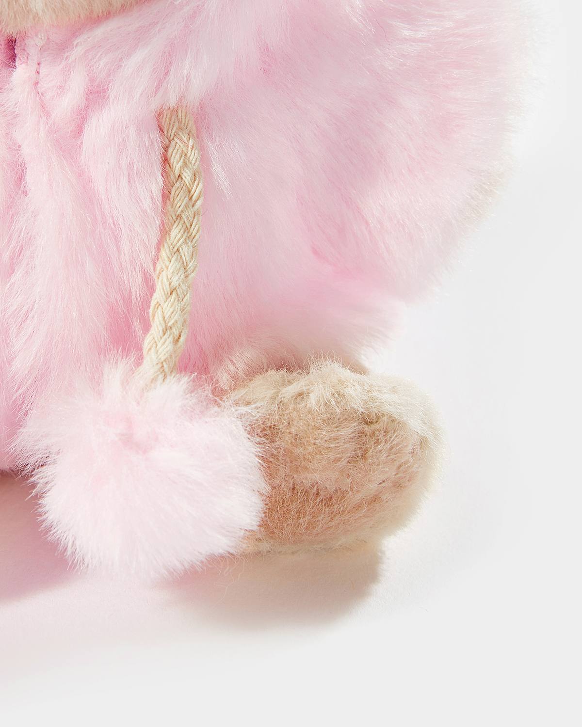 Teddy Bear & Fluffy Pink Rabbit Jumpsuit - 6 Inches