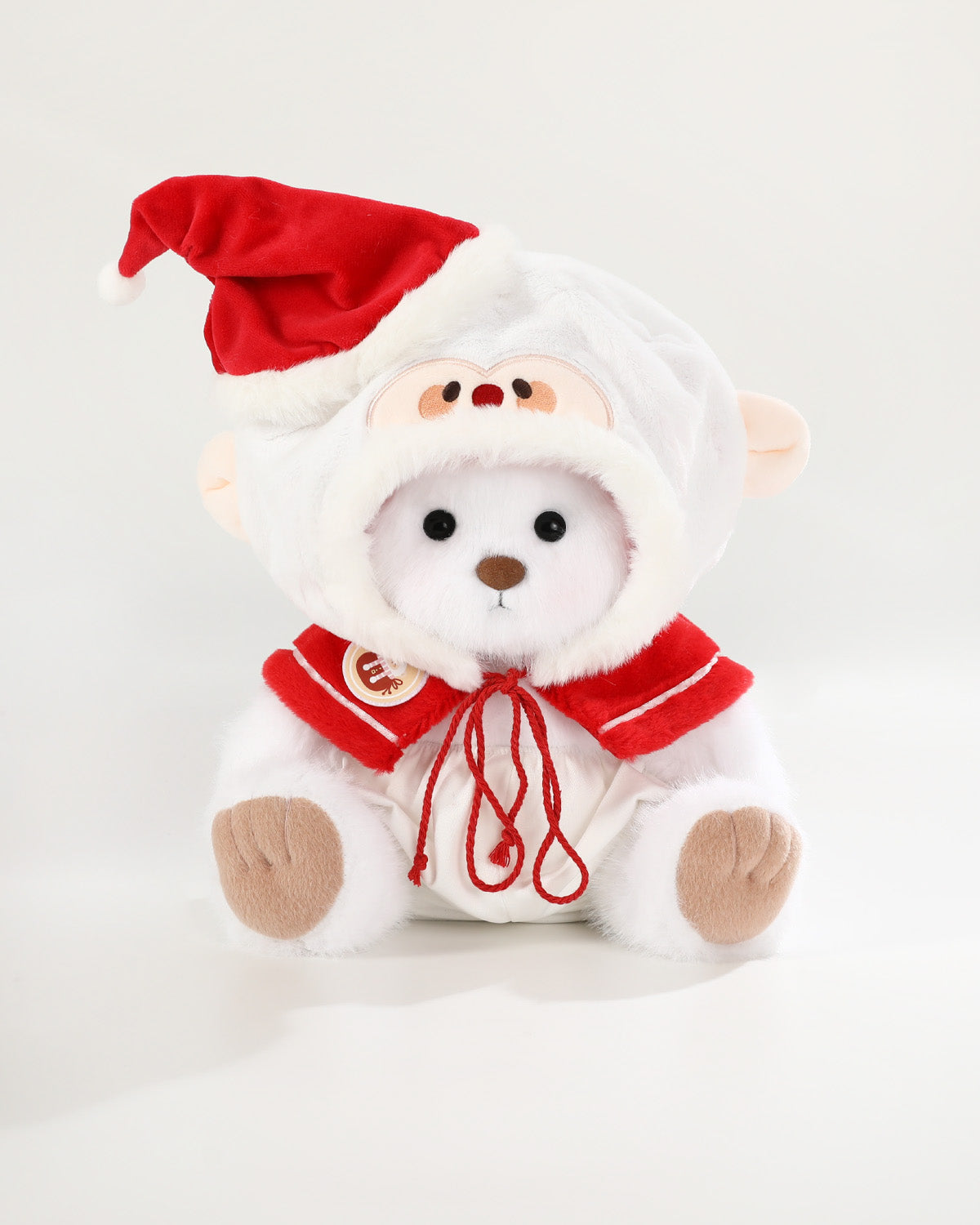 Teddy Bear & Christmas Santa Claus Cape - 12 Inch