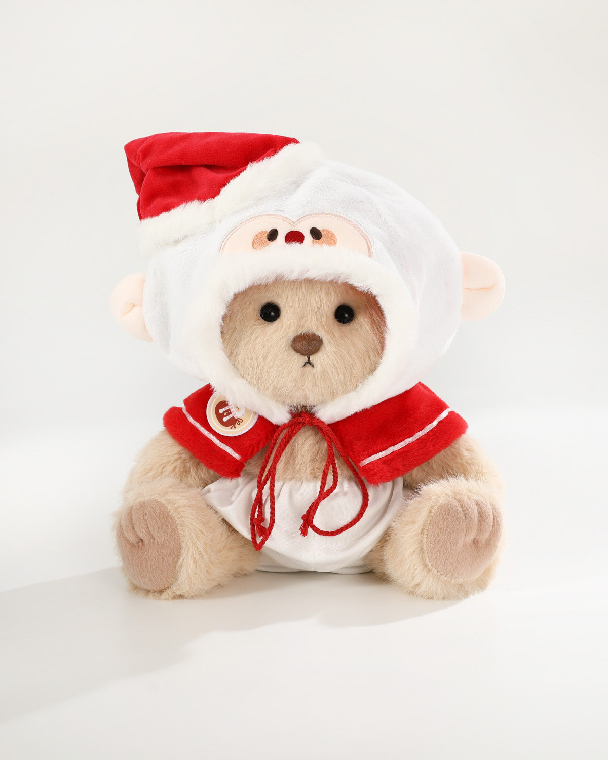 Teddy Bear & Christmas Santa Claus Cape - 12 Inch