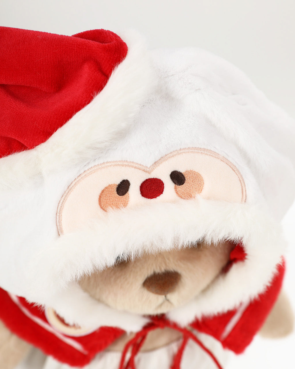 Teddy Bear & Christmas Santa Claus Cape - 12 Inch