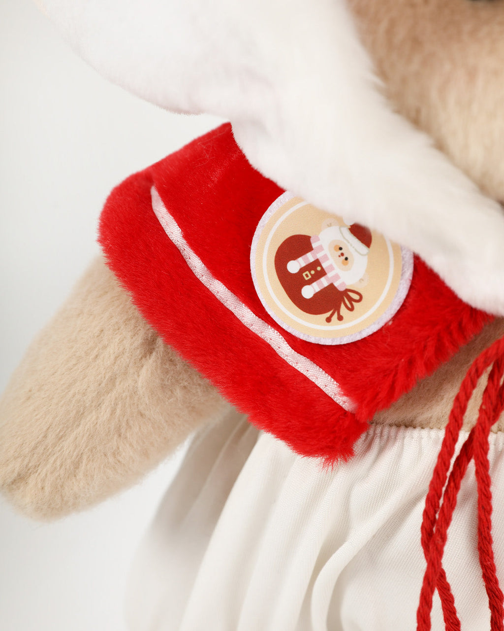 Teddy Bear & Christmas Santa Claus Cape - 12 Inch