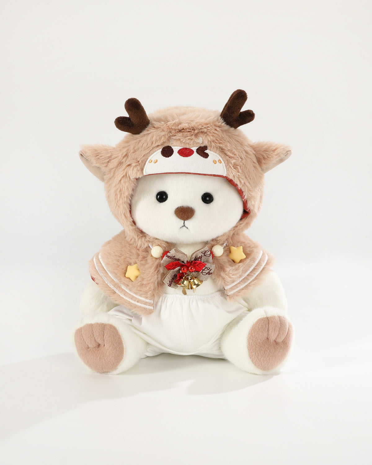 Teddy Bear & Christmas Reindeer Cape - 12 Inch