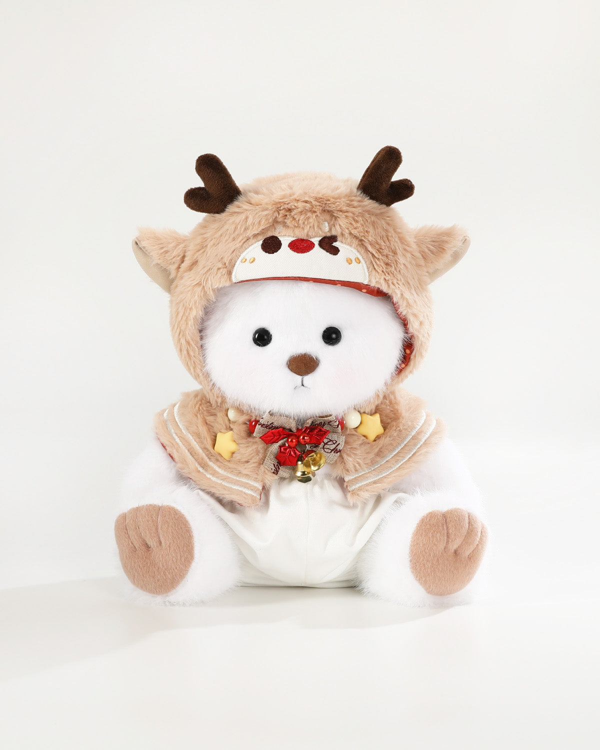 Teddy Bear & Christmas Reindeer Cape - 12 Inch