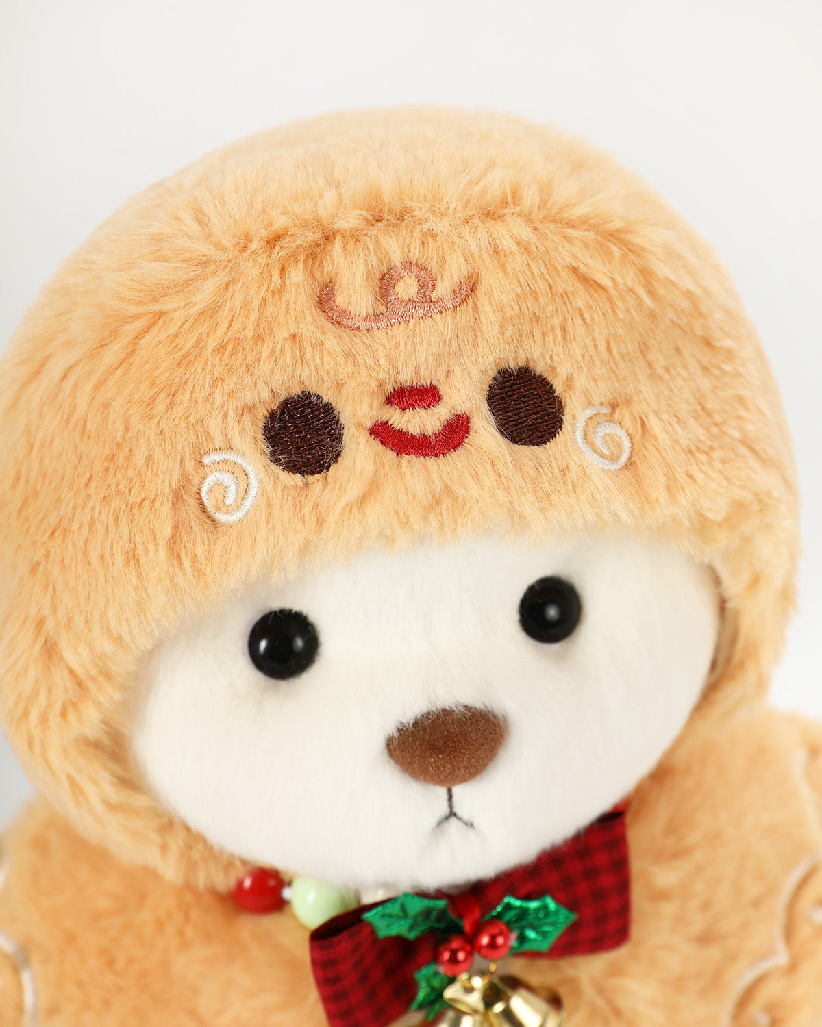 Teddy Bear & Christmas Gingerbread Man Cape - 12 Inch