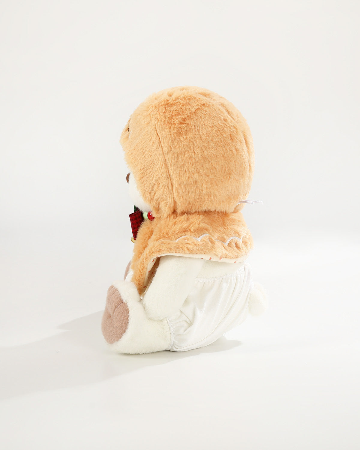 Teddy Bear & Christmas Gingerbread Man Cape - 12 Inch