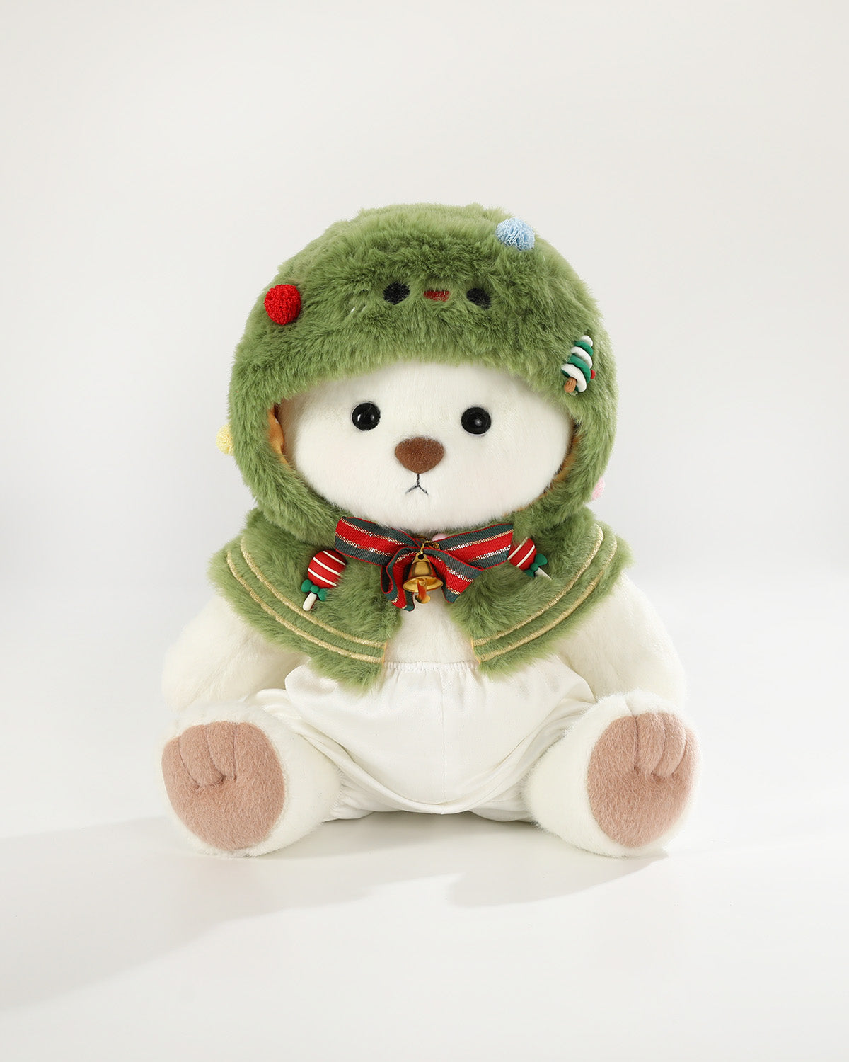 Teddy Bear & Christmas Tree Cape - 12 Inch