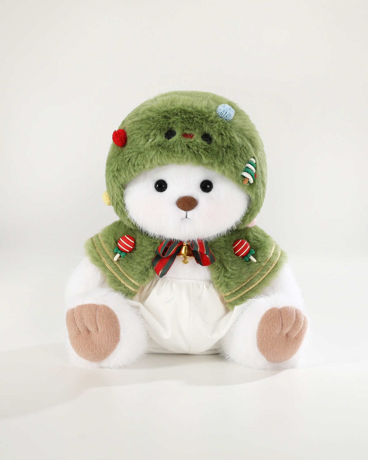 Teddy Bear & Christmas Tree Cape - 12 Inch