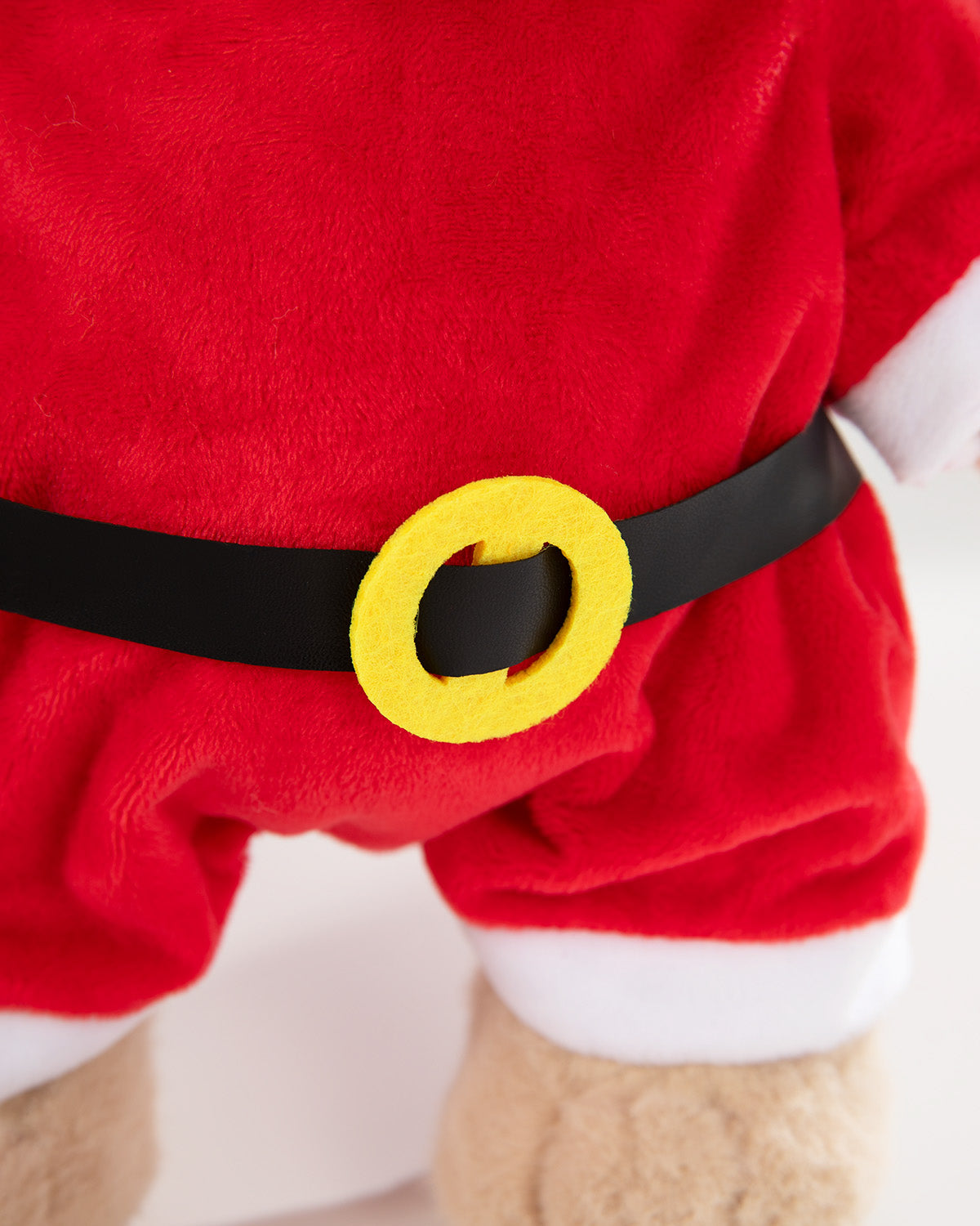 Teddy Bear & Christmas Santa Claus Jumpsuit - 12 Inch