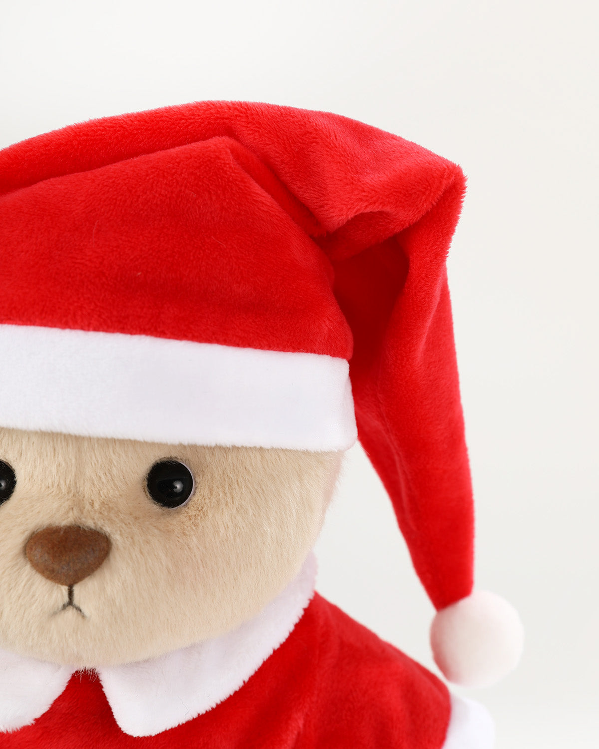 Teddy Bear & Christmas Santa Claus Jumpsuit - 12 Inch