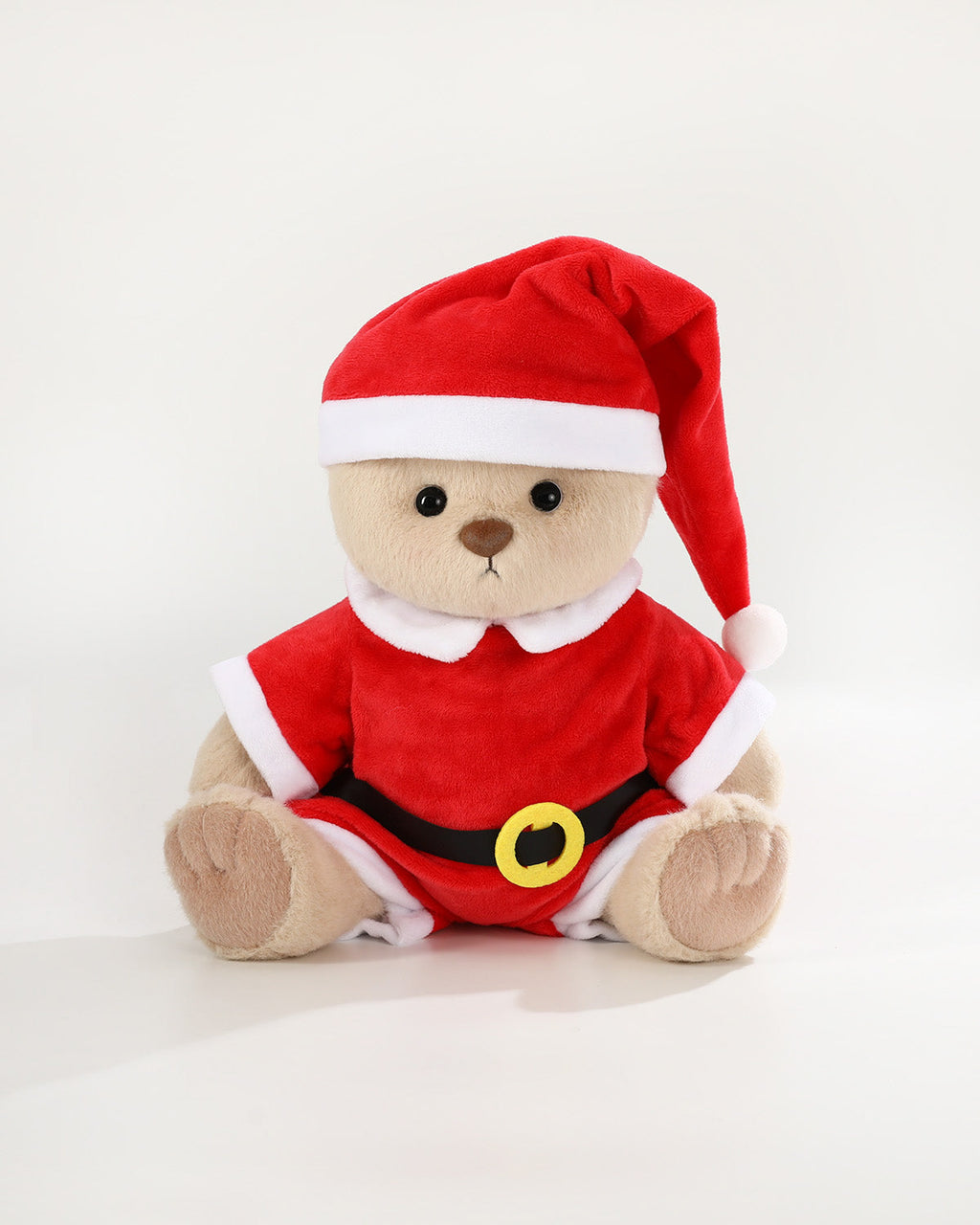 Teddy Bear & Christmas Santa Claus Jumpsuit - 12 Inch