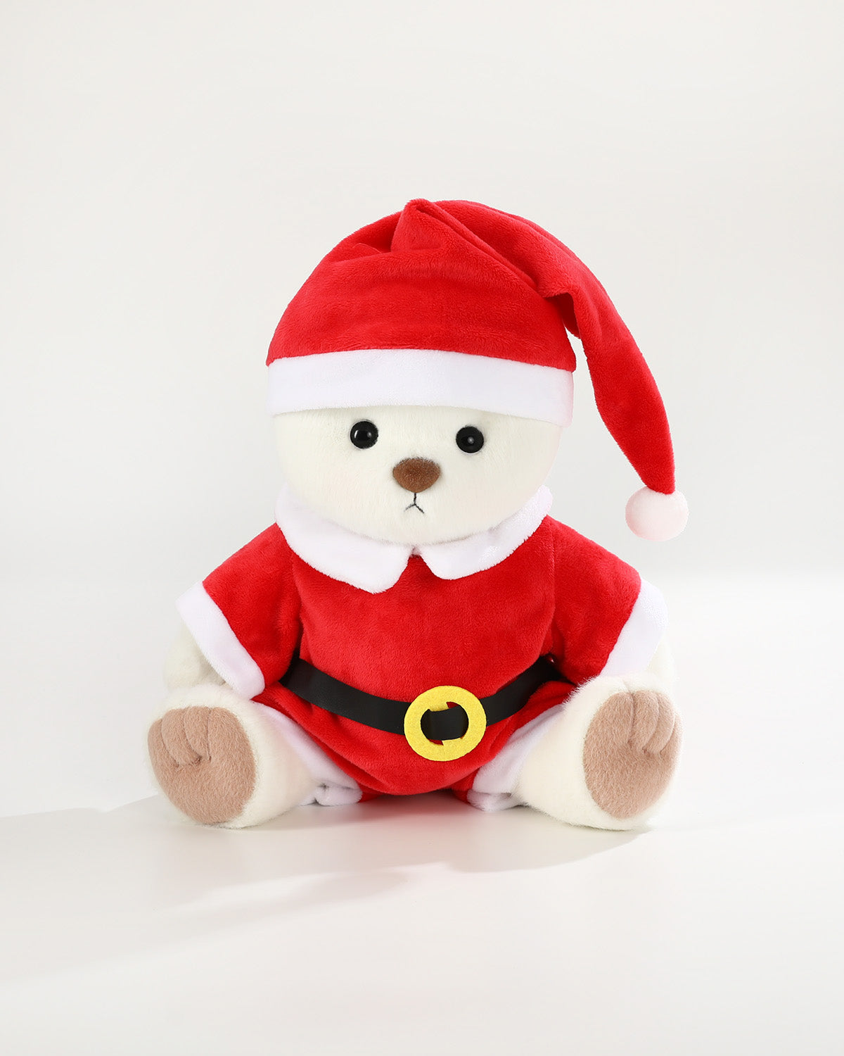 Teddy Bear & Christmas Santa Claus Jumpsuit - 12 Inch