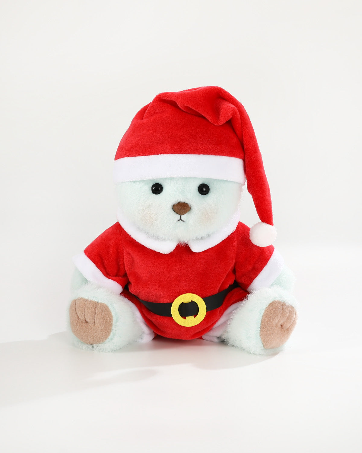 Teddy Bear & Christmas Santa Claus Jumpsuit - 12 Inch