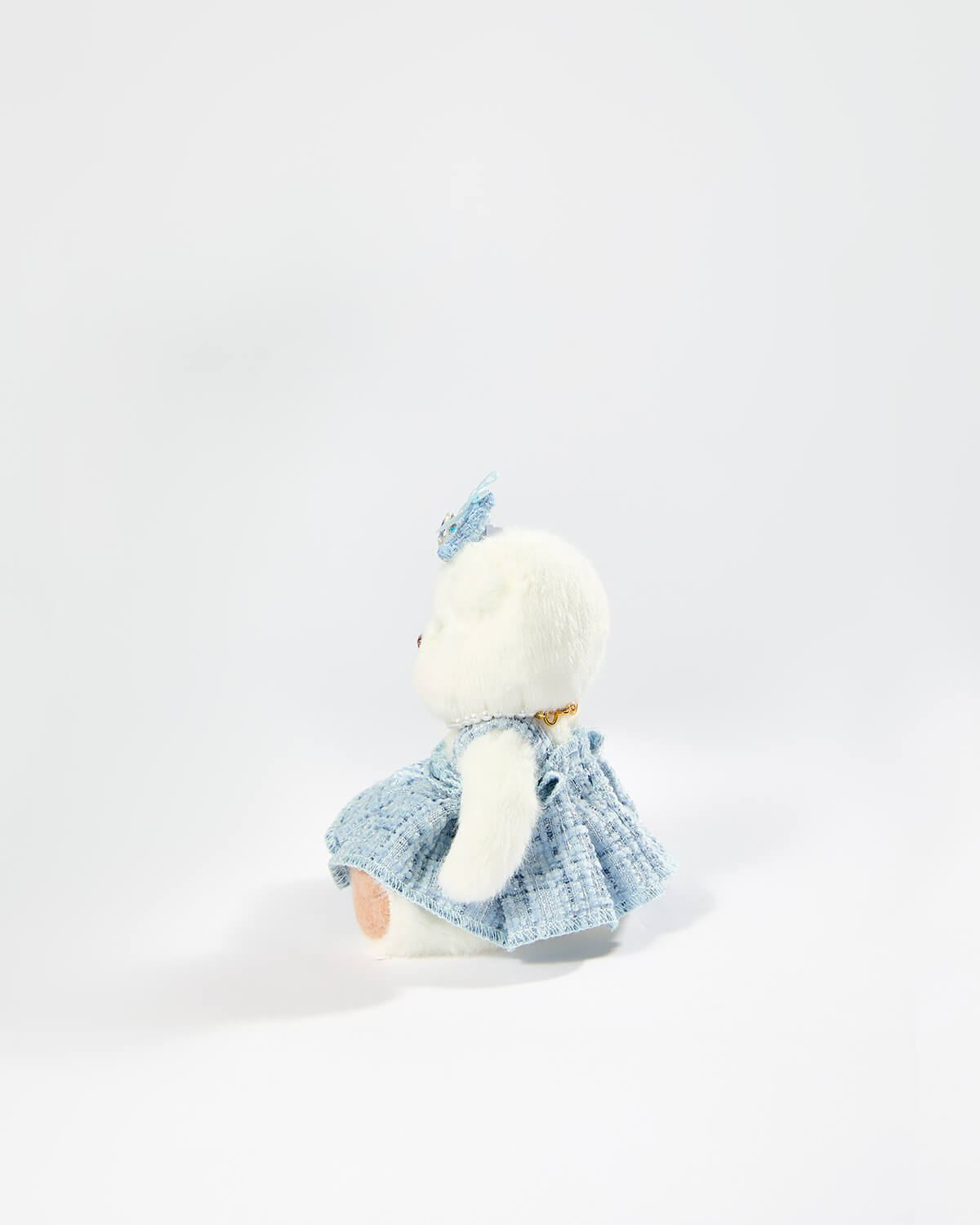 Teddy Bear & Blue Elegant Dress Set - 6 Inches