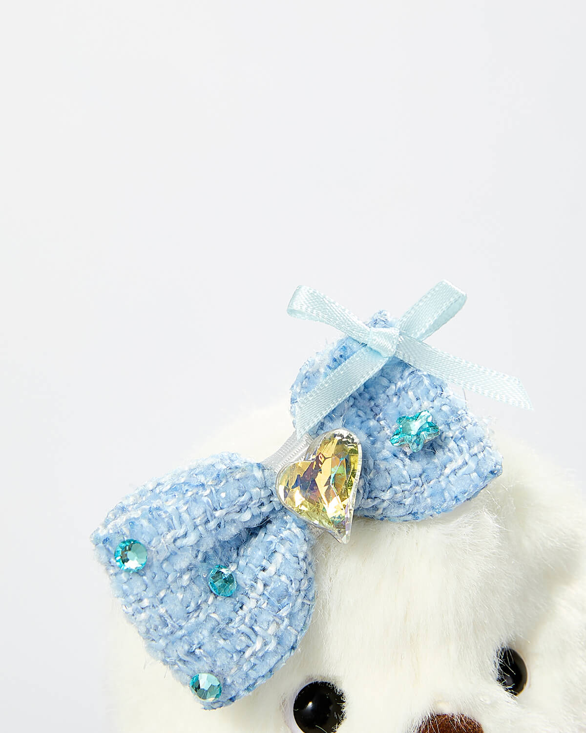 Teddy Bear & Blue Elegant Dress Set - 6 Inches