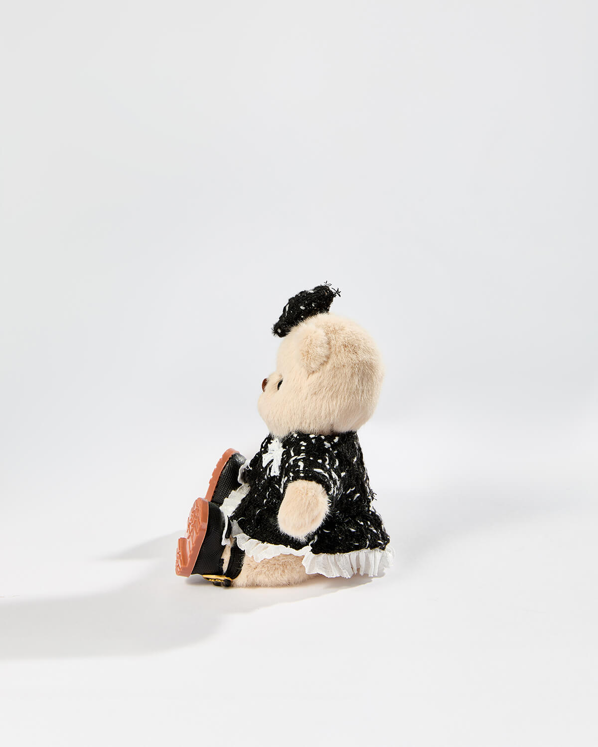 Teddy Bear & Black Elegant Dress Set - 6 Inches