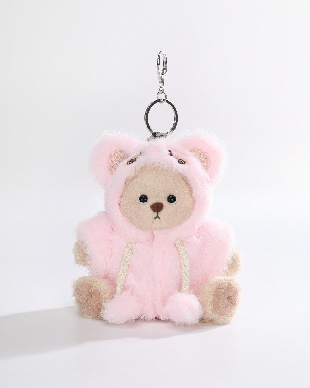 Teddy Bear & Fluffy Pink Rabbit Jumpsuit - 6 Inches