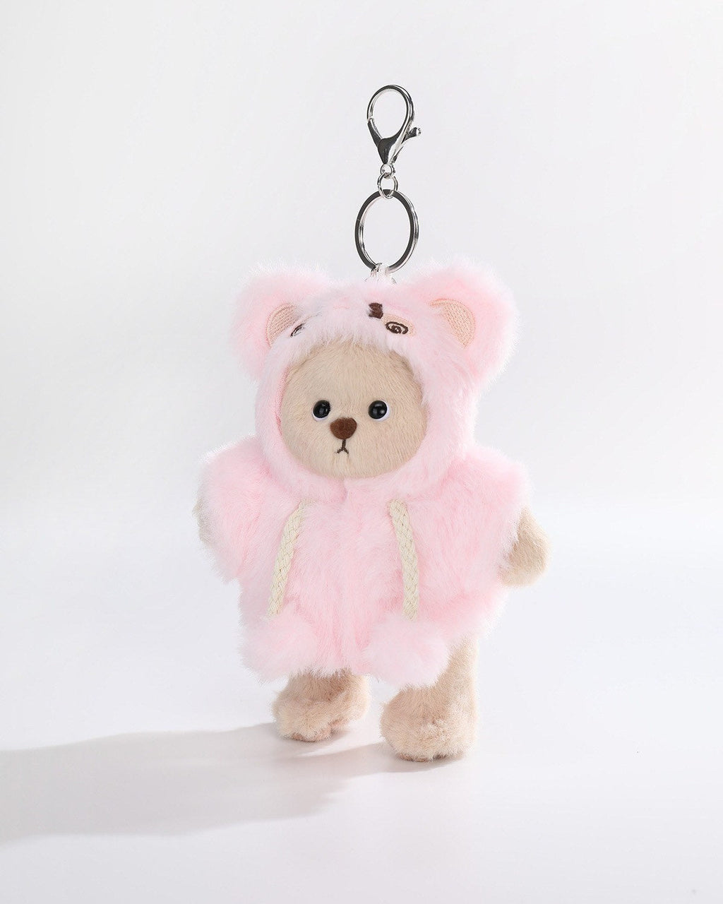 Teddy Bear & Fluffy Pink Rabbit Jumpsuit - 6 Inches