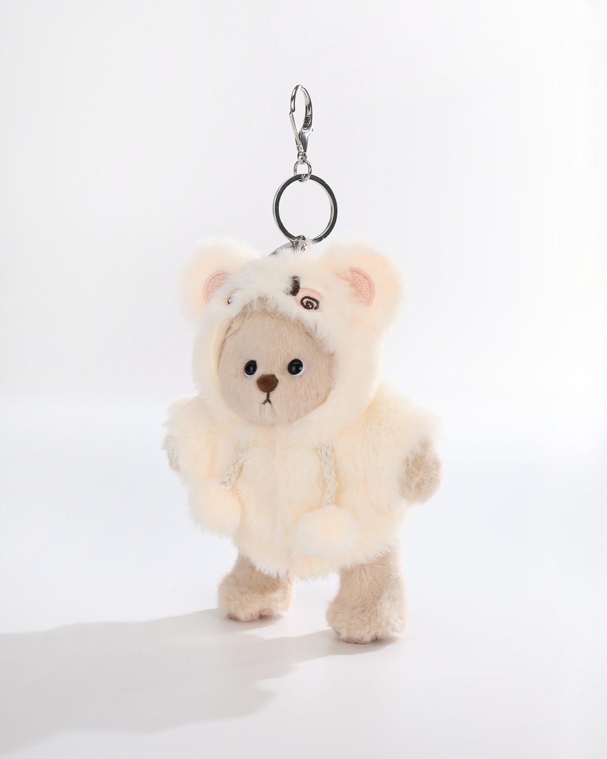 Teddy Bear & Fluffy Yellow Rabbit Jumpsuit - 6 Inches