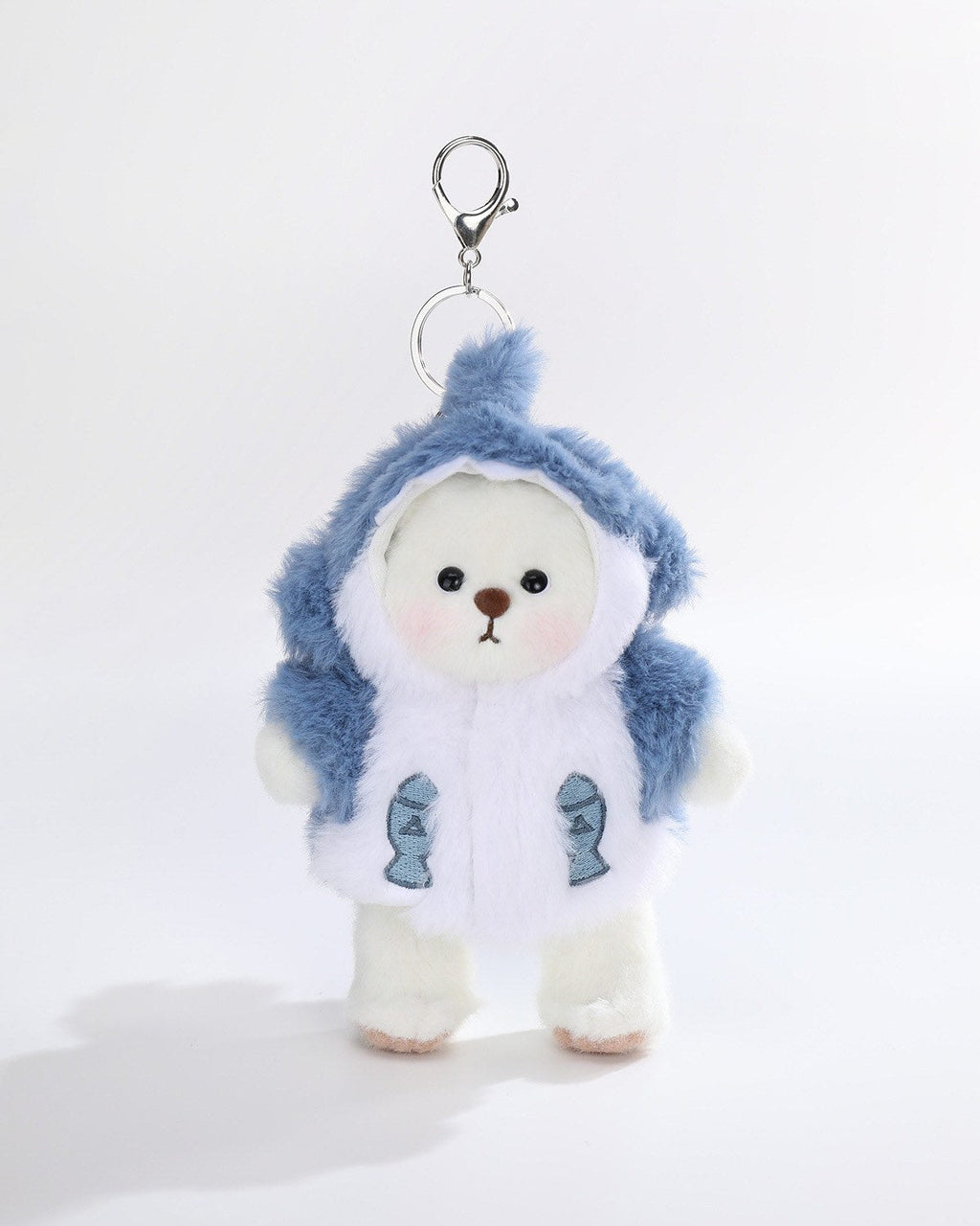 Teddy Bear & Blue Shark Set - 6 Inches