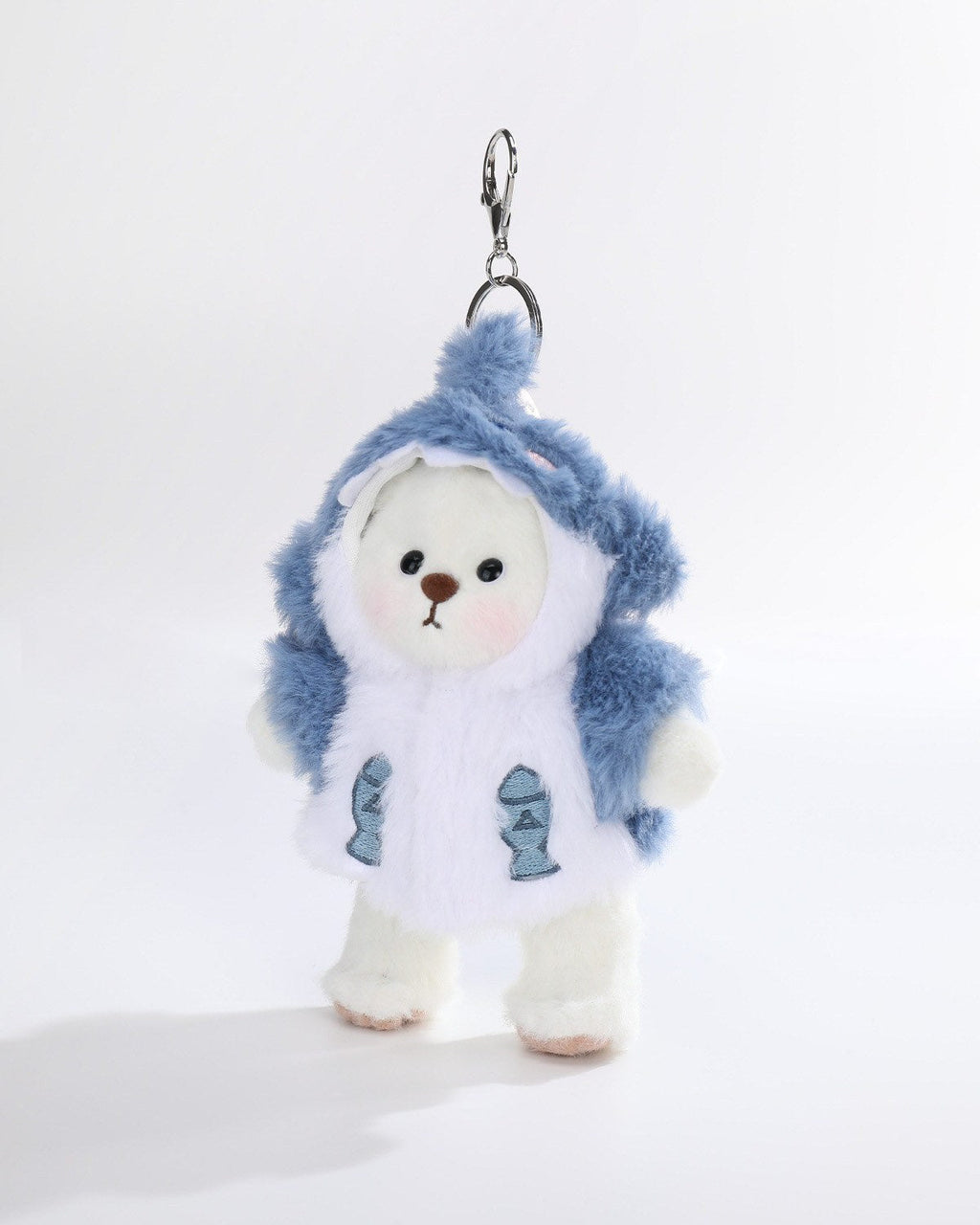 Teddy Bear & Blue Shark Set - 6 Inches