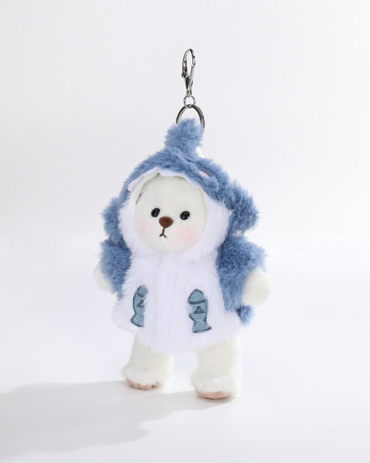 Teddy Bear & Blue Shark Set - 6 Inches